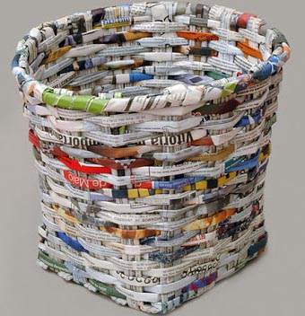 newspaper basket