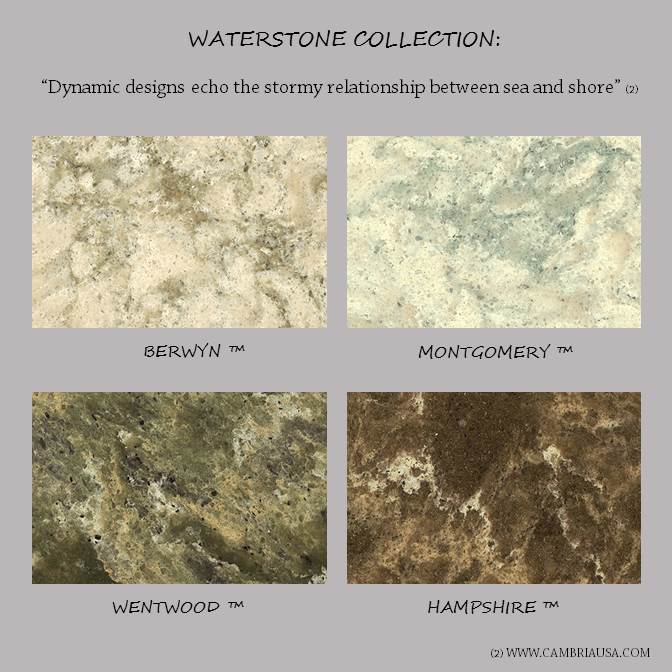 Waterstone Collection- Cambria's 13 new designs