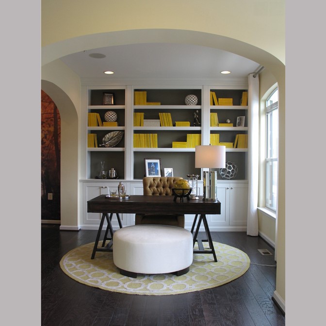 Bright and Modern Home Office Design | Che Bella Interiors | Minnesota