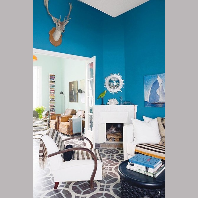 Encaustic Tile Living Room