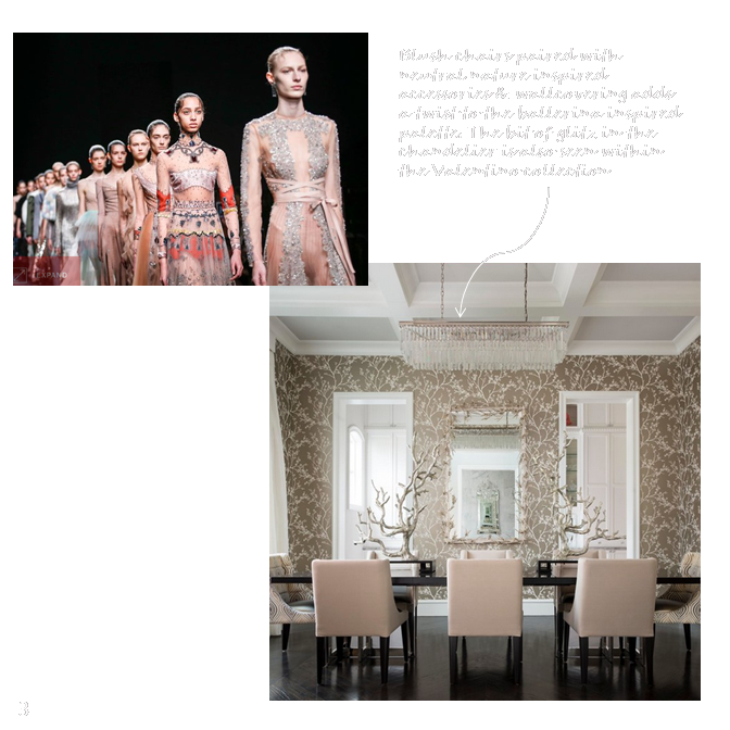 Paris Fashion Week 2016 translated to Interior Design