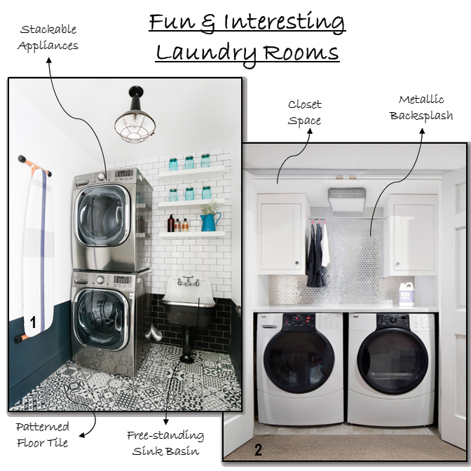 Friday Favorites - Fun Laundry Rooms