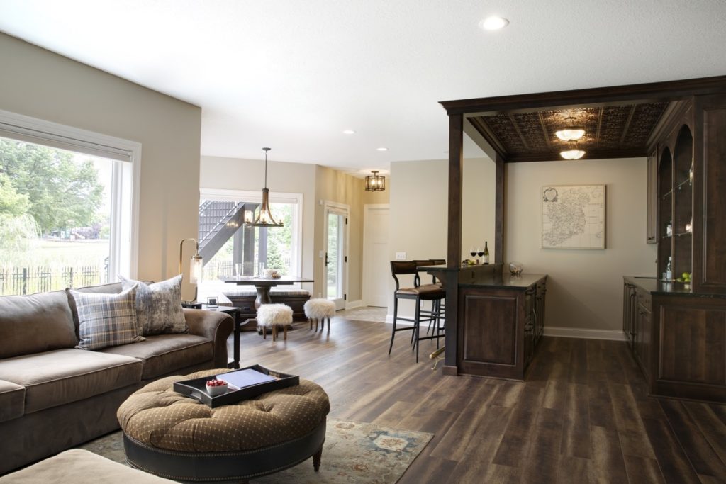 Lower Level Finish and Bathroom Design