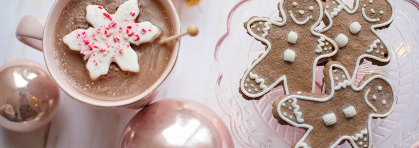Hot chocolate Christmas holiday interior design