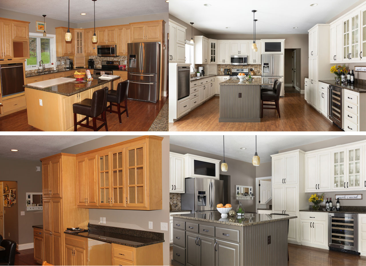 Kitchen Refresh Before After Lakeville 