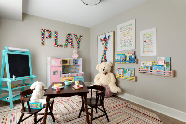 Lower Level Remodel Burnsville MN Playroom Design