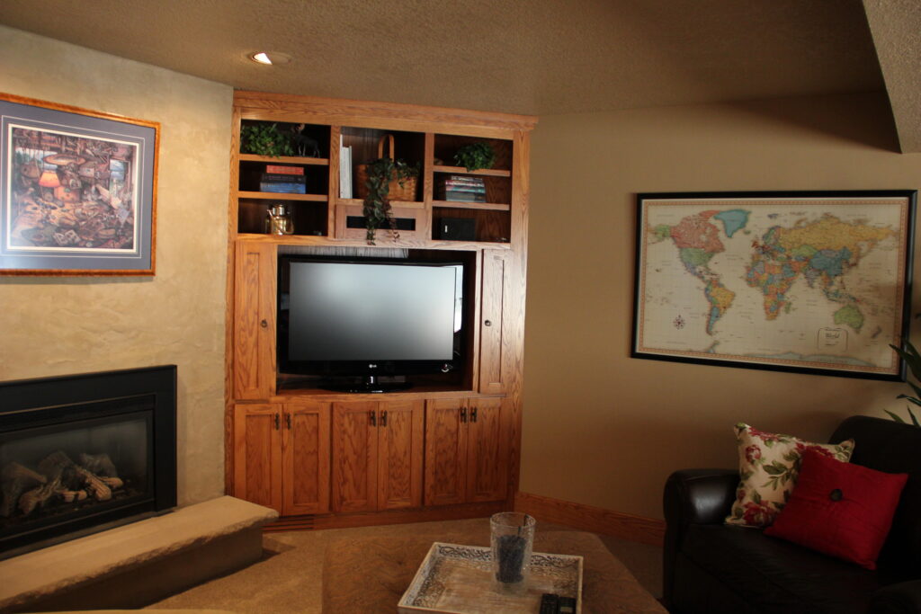 Burnsville Lower Level Basement Remodel Before Photo