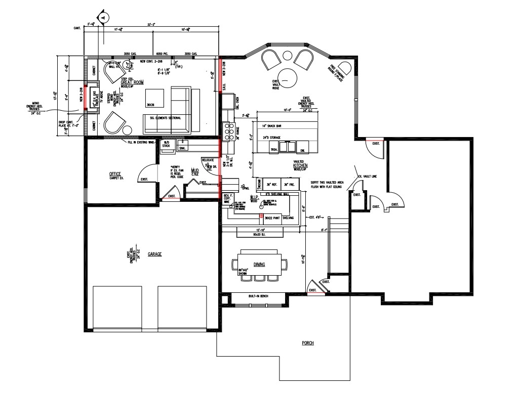 Burnsville Remodel - Main floor design