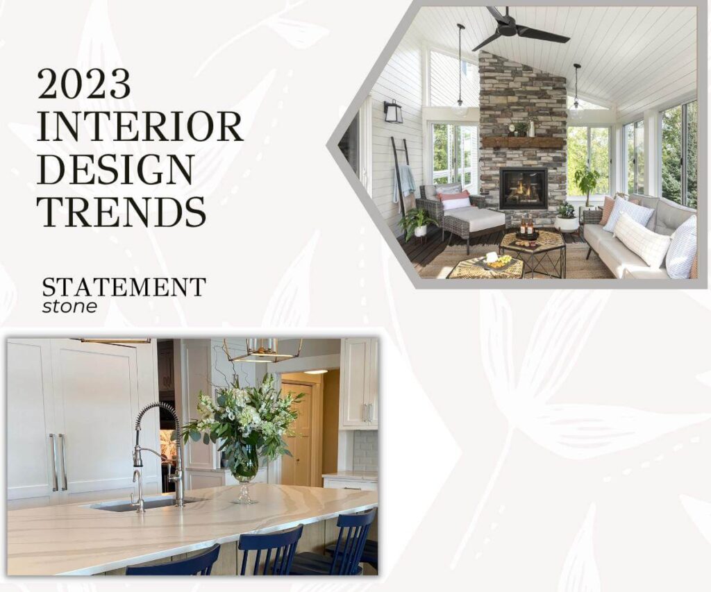 2023 Interior Design Trends - Statement Stone