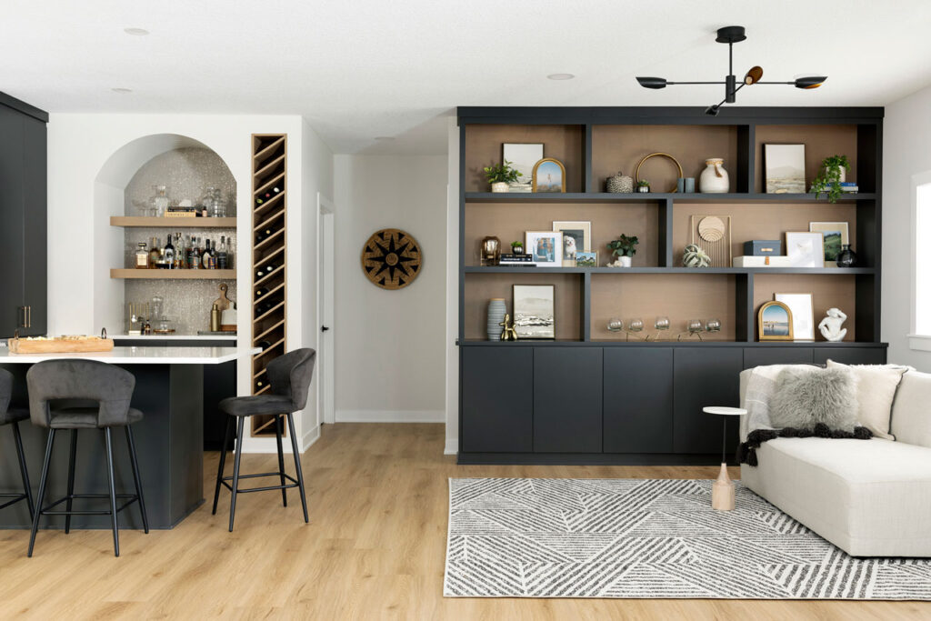 Eden Prairie Interior Design Lower Level Remodeling of Basement