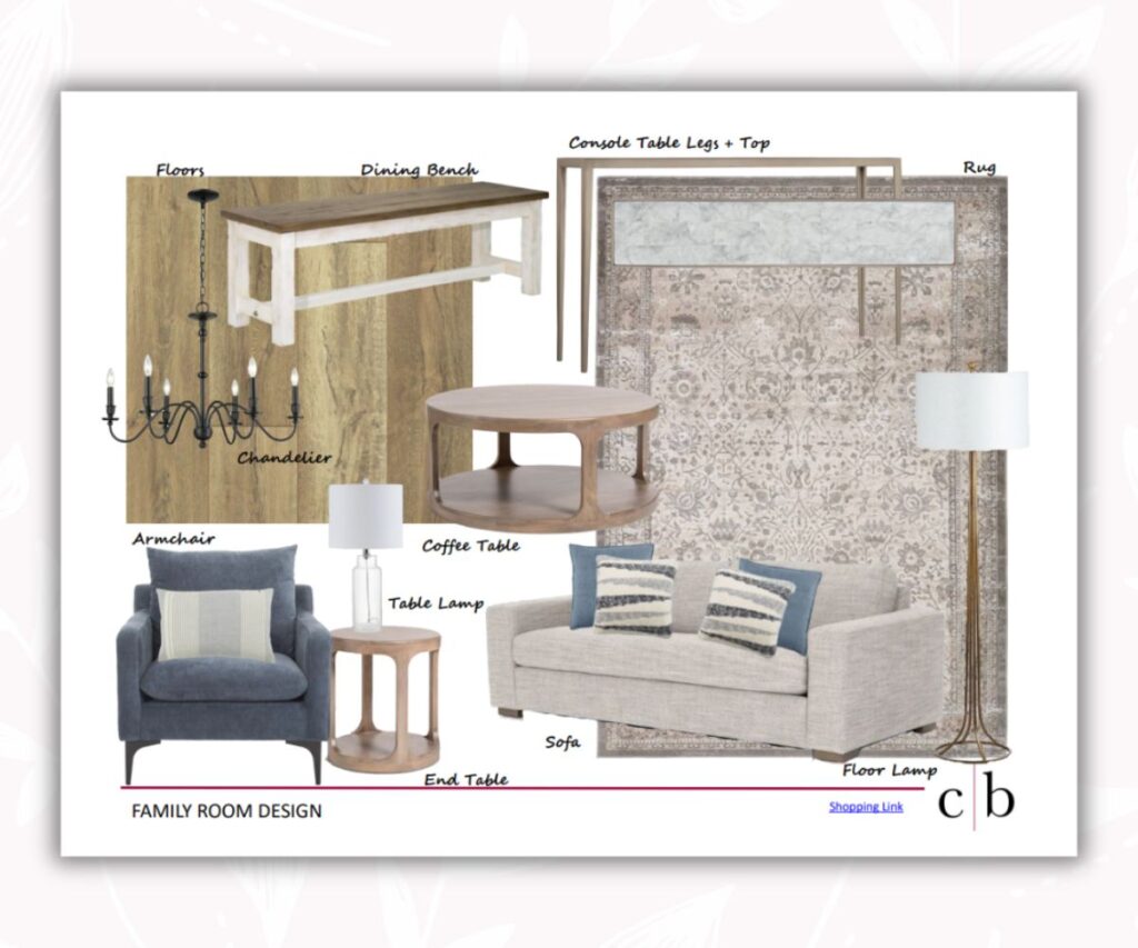 E-Design Living Room Interior Design