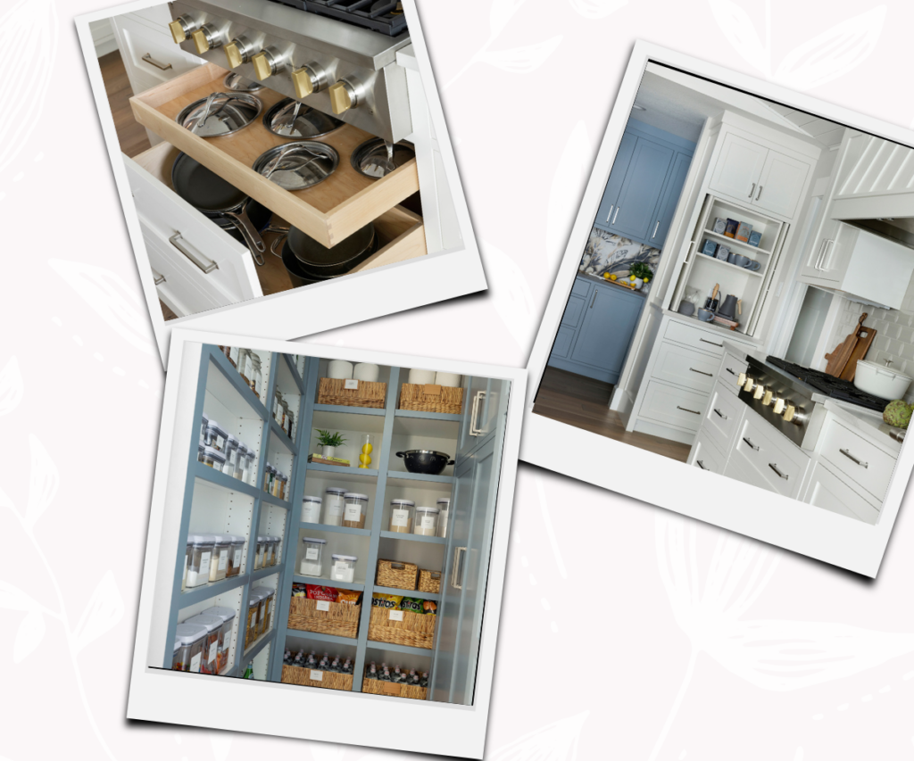 Custom kitchen storage features kitchen designer minneapolis