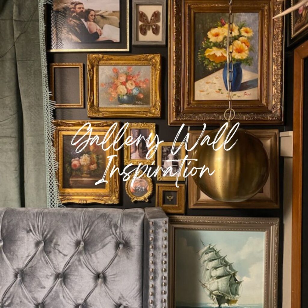 Gallery Wall Using Antiques
