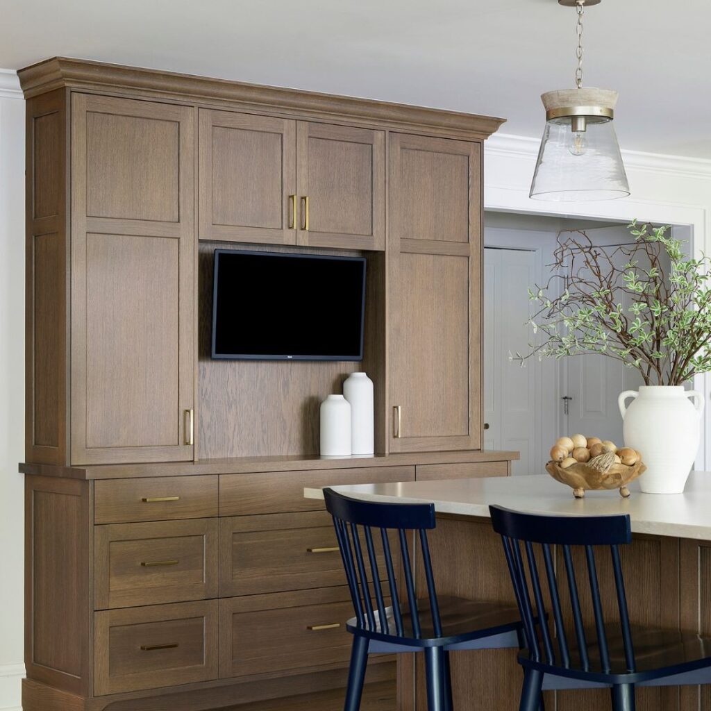 White Oak Buffet remodeled kitchen, burnsville, MN