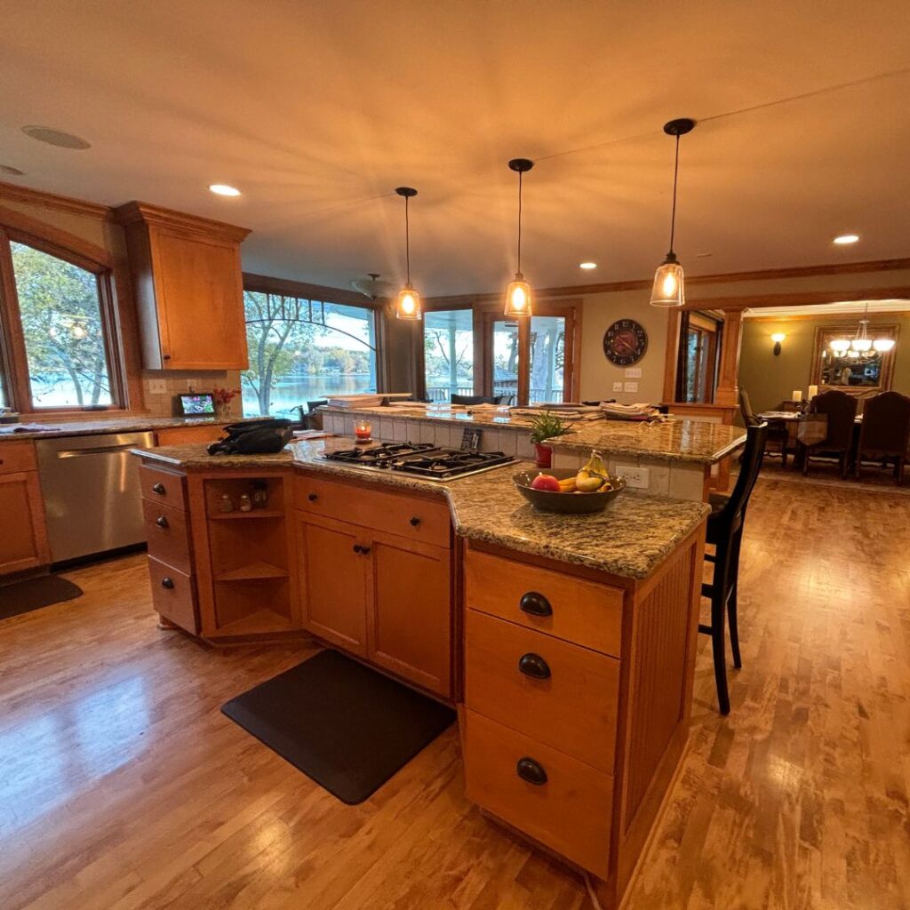 burnsville mn kitchen remodel before photo maple cabinetry