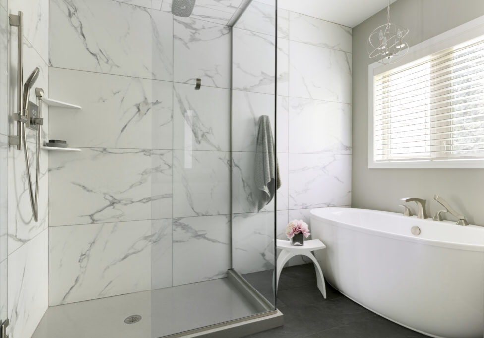 A photo of the master bedroom in The Refined home.